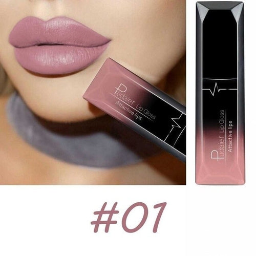 Makeup matte matte lip gloss lipstick Periwinkle Abderus