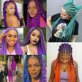 165g 82 Inch Flame Retardant Hot Water Setting Temperature Fiber Ultra Braid Synthetic Hair Extension Pre Stretch Braids Khamik Shop Online