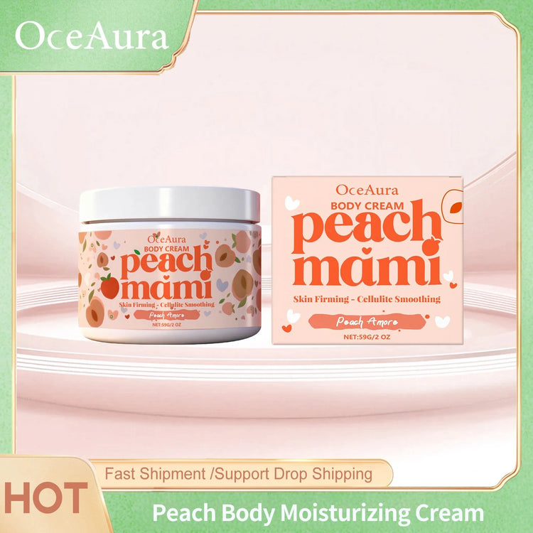 Oceaura Peach Body Moisturizing Cream Keeps Brightening Improves Sagging Nourish Dryness Day Night Family Hand Skincare Creams Khamik Shop Online