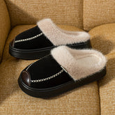 Fashion Women Slippers Winter Soft Thick Soled Indoor and Outdoor Warmth Comfort Breathable Non Slip Casual Couple Home Shoes Khamik Shop Online