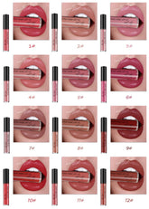 Silky Cream Texture Lip Gloss Aliexpress Shopee Cross-Border Exclusive Periwinkle Abderus