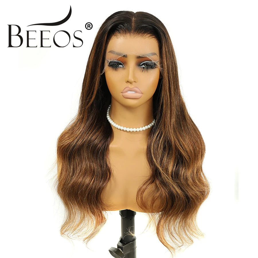 250% 13X6 HD Transparent Lace Full Frontal Wigs Body Wave Human Hair Wigs Blonde Wig 100% Human Hair HD Lace Wigs Brazilian Hair Khamik Shop Online