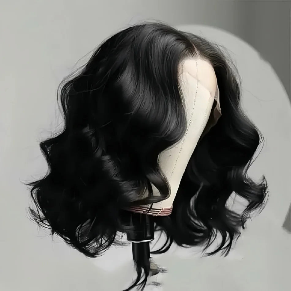 Body Wave Short Bob Wig Human Hair 13X6 Hd Lace Frontal Wig 5X5 Hd Lace Closure Wig Black Pre Plucked Brazilian Glueless Wigs Khamik Shop Online