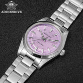 ADDIESDIVE Luxury Men Quartz Watch 36mm Super Luminous Bubble Mirror Glass Waterproof Watches For Man Stainless Steel Watch Male Khamik Shop Online