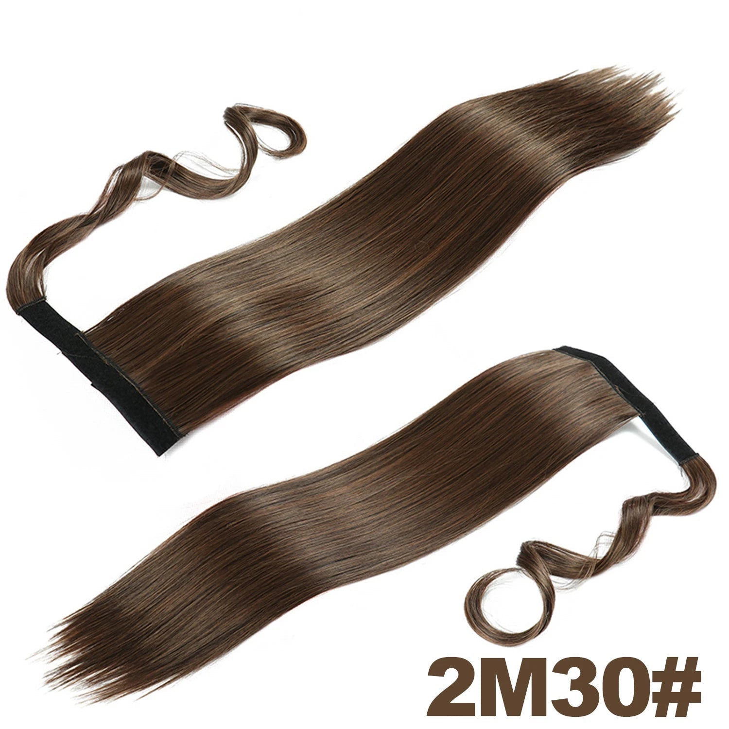 Straight Long Ponytail Extensions 22inch Natural Black Wrap Around Synthetic Hair Piece Pony Tail Hair Hairpieces for Women Girl Khamik Shop Online