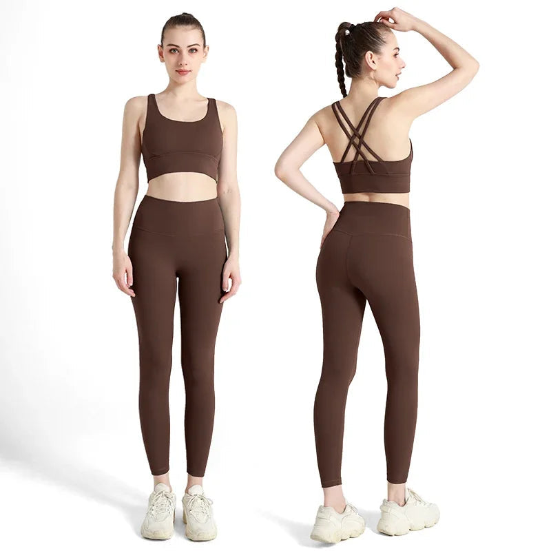 Summer New 2 Piece Yoga Clothes  Women&