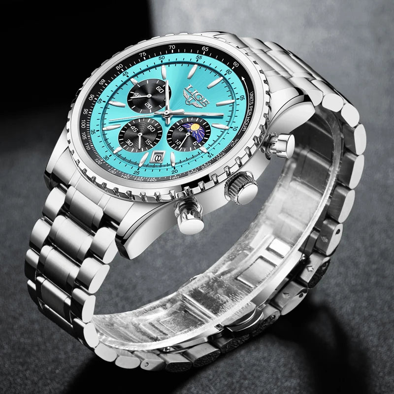 2025  Top Brand Luxury New Men Watch Quartz Man Watches Waterproof Luminous Watch for Men Date Chronograph Sport Wristwatch