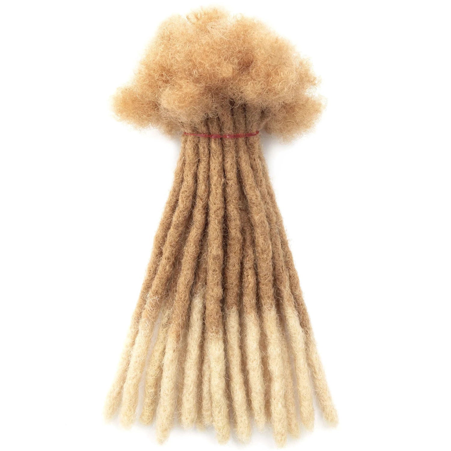 20strands/pack 0.6cm Thickness Tip Blonde 100% Real Human Hair Dread Lock Extensions Full Handmade Permanent Extension Bundles Khamik Shop Online