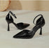 New Lady Shoes Ladies Summer Dress Shoes  Patent Leather Sexy Heel Sandals Buckle Female Footwear Lady Sandals Lady Sandals S034 Khamik Shop Online