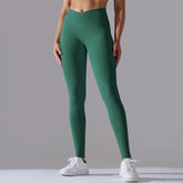 Crossover Waist Yoga Pants Women Hips Lifting Gym Leggings Seamless Sport Pants High Waist Fitness Leggings Workout Sportswear Khamik Shop Online