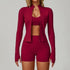2-3PCS Yoga Suit Women Tracksuit Sports Bra High Waist Leggings Shorts Outfit Gym Set Fitness Push Up Workout Clothes Sportswear Khamik Shop Online