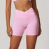 Yoga Shorts Women Fitness Shorts V-shaped Waist Running Cycling Shorts Breathable Sports Leggings High Waist Workout Gym Shorts Khamik Shop Online