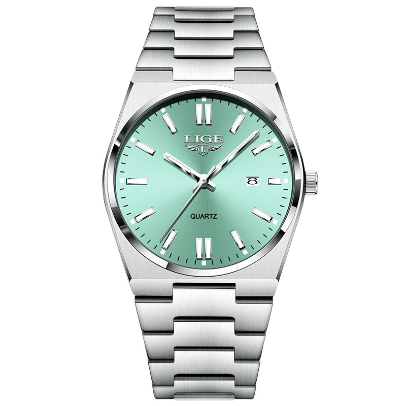 Fashion Watches for Men Stainless Steel Waterproof Luminous Man Watch Date Week Luxury Casual Men Quartz Watch Reloj Hombre