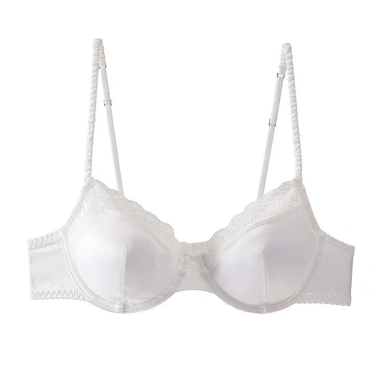 French Satin Brief Sets Sexy Lace Lingerie Bra for Women  Ultra-thin Bra Set for Women Sexy Lingerie Set Womens Lingerie Set Khamik Shop Online