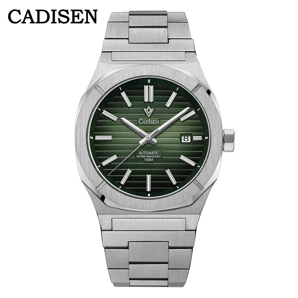 CADISEN 2026 Diver Watch Sapphire MIYOTA 8215 German Designer Men Automatic Mechanical Watches 10Bar Waterproof Gift With Box Khamik Shop Online