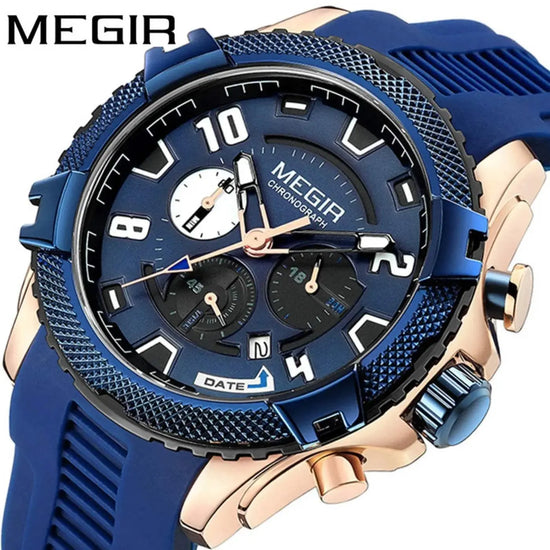 MEGIR 48MM Dial Chronograph Men&
