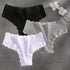 3Pcs Cotton Lace Patchwork Bikini Panties Women Seamless Floral Print Brazilian Pants Low Waist Breathable Female Sexy Lingerie Khamik Shop Online