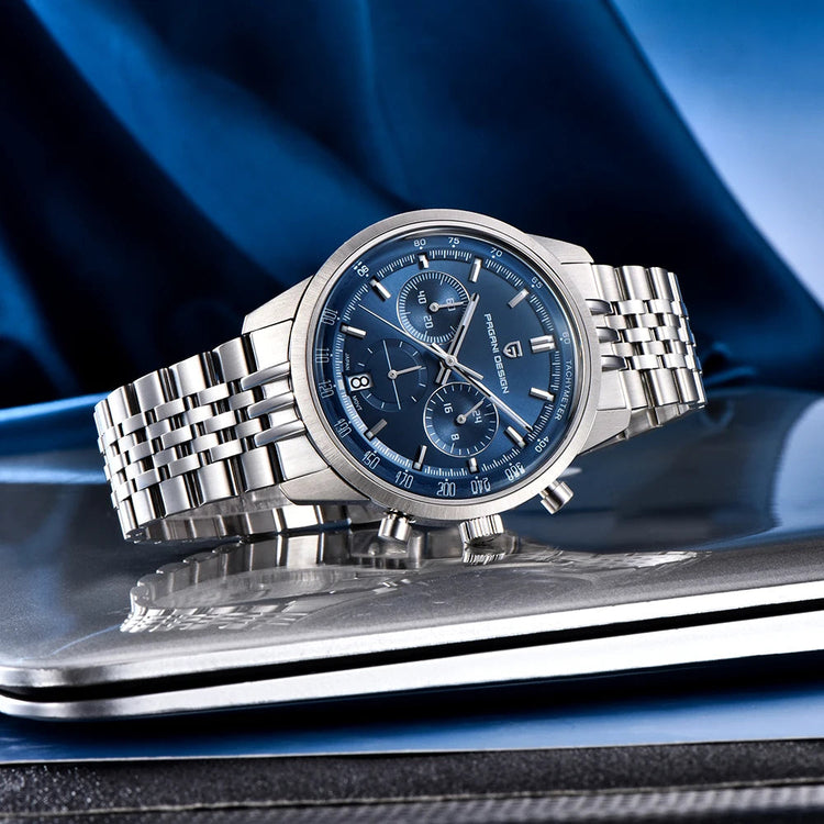 PAGANI DESIGN 2026 New Men Watches Business Luxury Quartz Watch Men Speed Chronograph Stainless steel Waterproof Auto Date Watch Khamik Shop Online