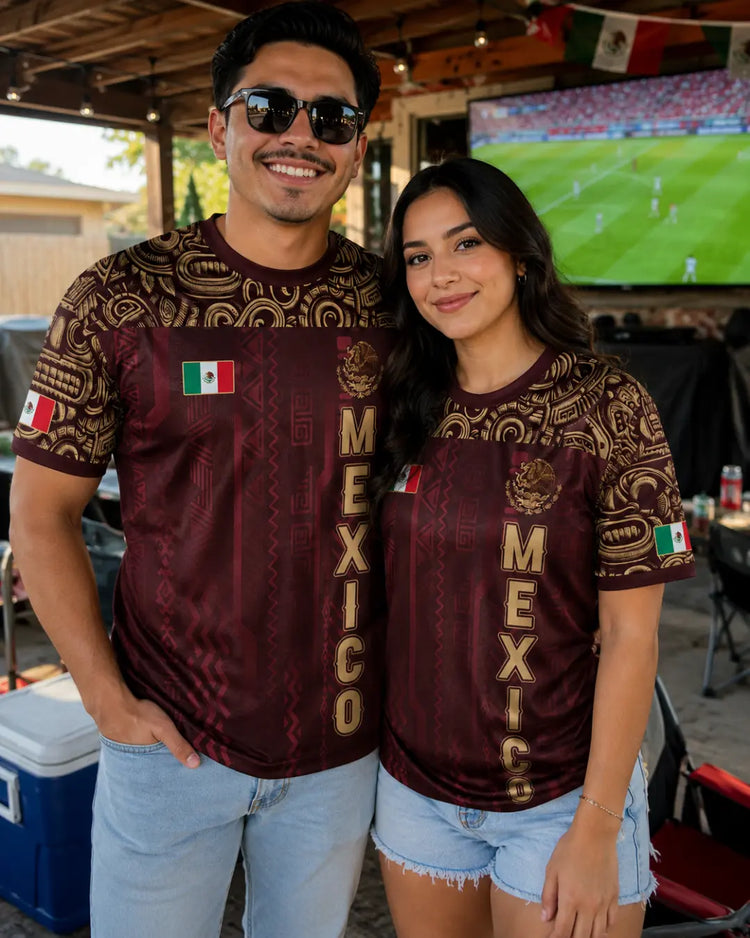 2026 Mexico National Flag Print T Shirt Men women 3D Eagle Pattern Short Sleeve Tees Outdoor Football Sports Clothes Casual Tops Khamik Shop Online