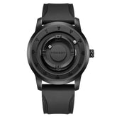 FOXBOX Magnetic Driven Watch Fashion Waterproof Quartz Wristwatch Rolling Steel Ball Pointer Sports Watches Military Clock+Box Khamik Shop Online
