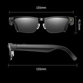 1 pair L802 AI smart sunglasses 8-megapixel HD camera anti-shake waterproof translation video recording calling photo-taking Khamik Shop Online