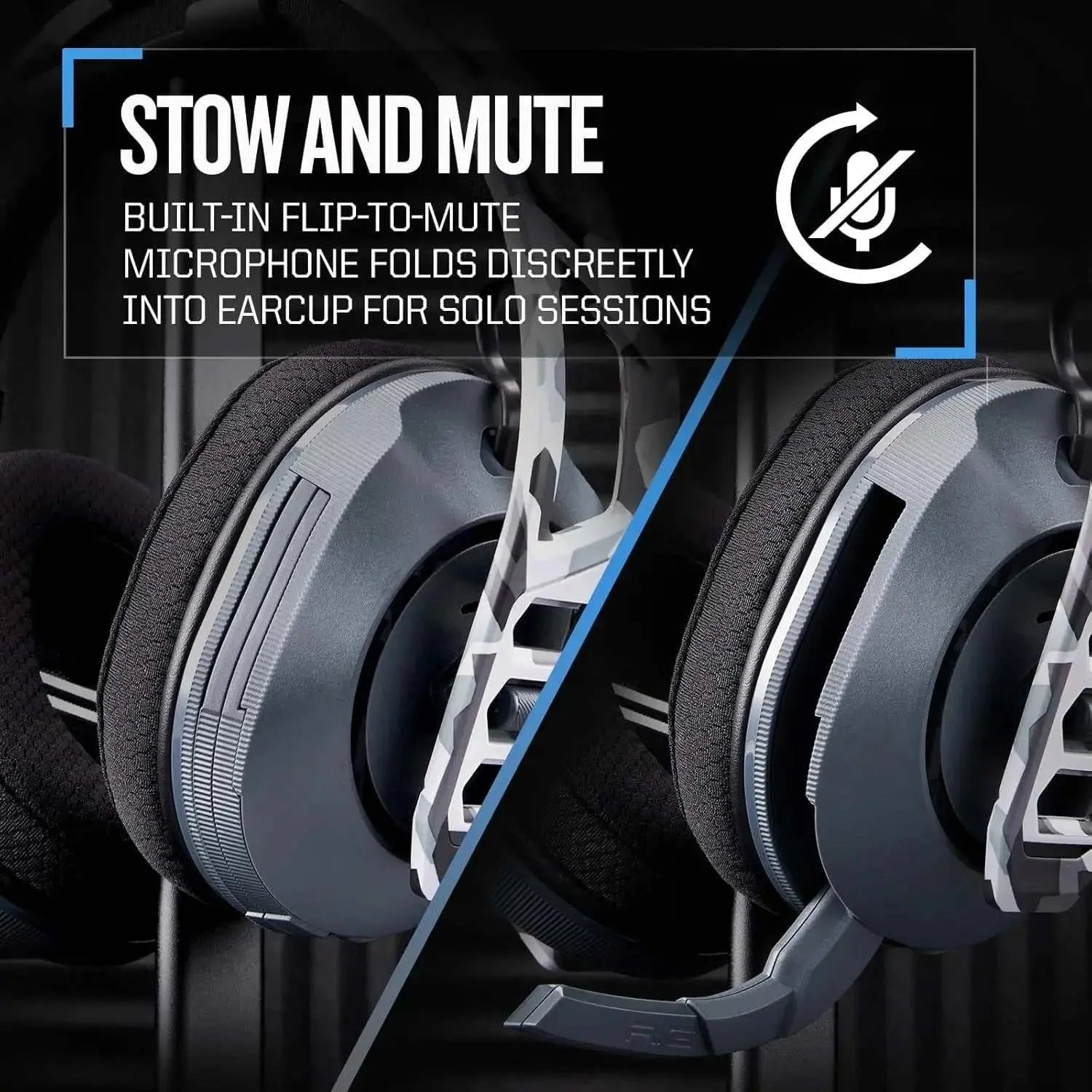 Dual Wireless Gaming Headset 2.4GHz/Bluetooth for PS5, PS4, PC, Switch, Mobile - Arctic Camo Khamik Shop Online