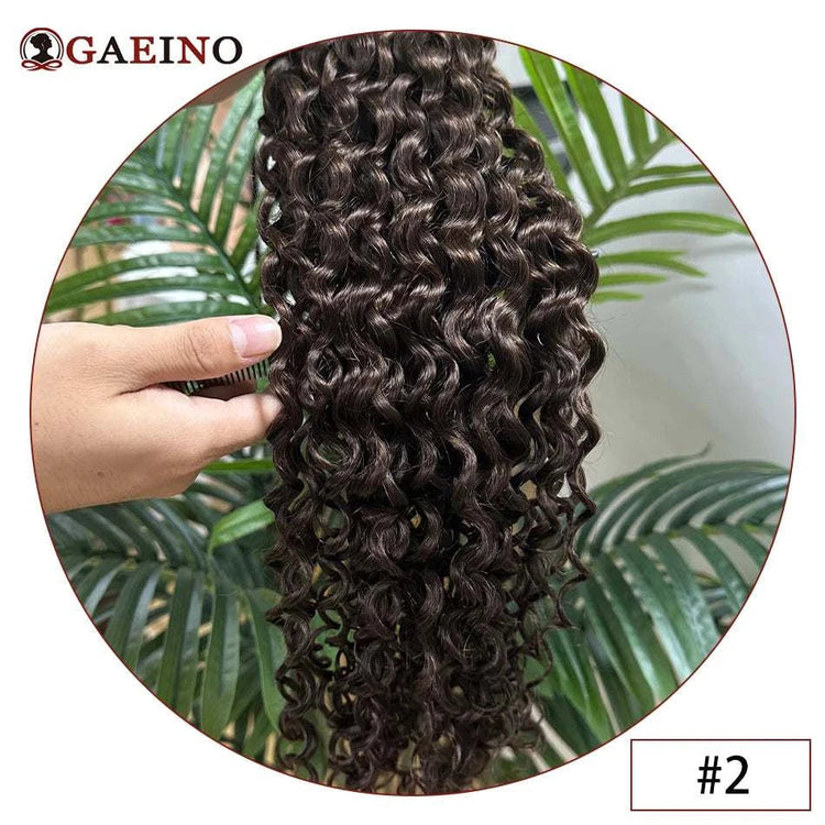 Water Wave Human Hair Weft Extension Dirty Blonde Curly Hair Sew In Weft Hair Extensions Double Weft Remy Hair Wet And Wavy 100G Khamik Shop Online