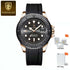 POEDAGAR Trendy Sport Man Watch Luminous Waterproof Stainless Steel Date Men Wristwatch Luxury Business Men&