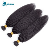 BeuMAX 10A Grade 3/4 Bundles Kinky Straight Brazilian Human Hair Cerise Alfie