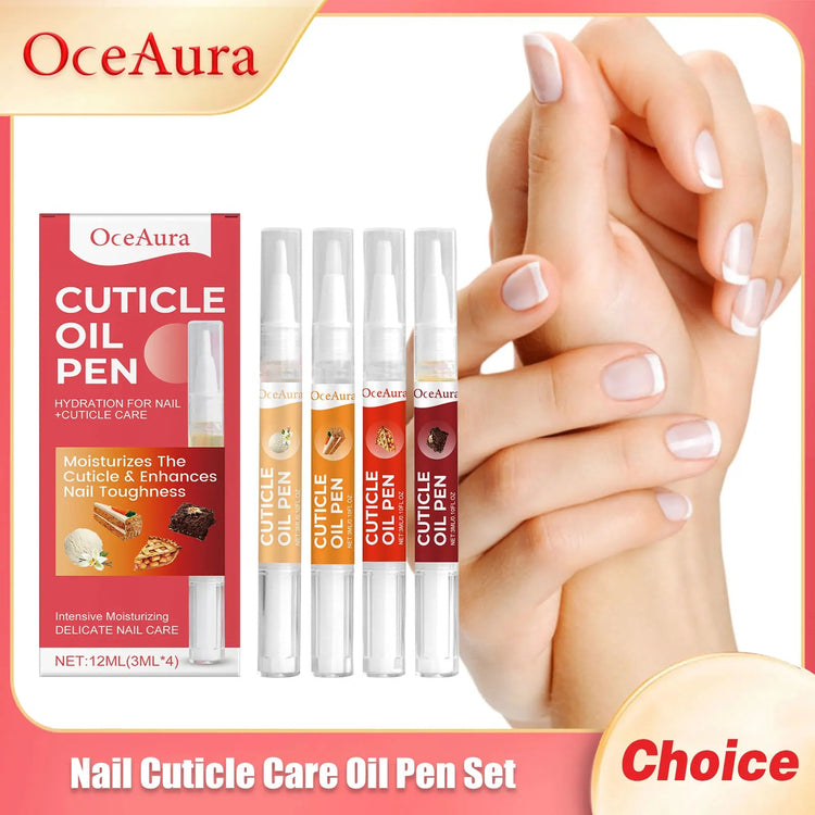 Oceaura Nail Cuticle Care Oil Pen Set Prevent Agnail Nutrition Dry Repairing Damaged Treatment Finger Nail Nourishing Oils Kits Khamik Shop Online