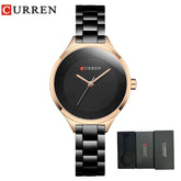 CURREN New Simple Women Bracelet Wrist Watches Light Extravagant Girls Fashion Geneva Quartz Clock Female Luxury Wristwatch 2017 Khamik Shop Online