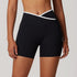 Yoga Shorts Women Fitness Shorts V-shaped Waist Running Cycling Shorts Breathable Sports Leggings High Waist Workout Gym Shorts Khamik Shop Online
