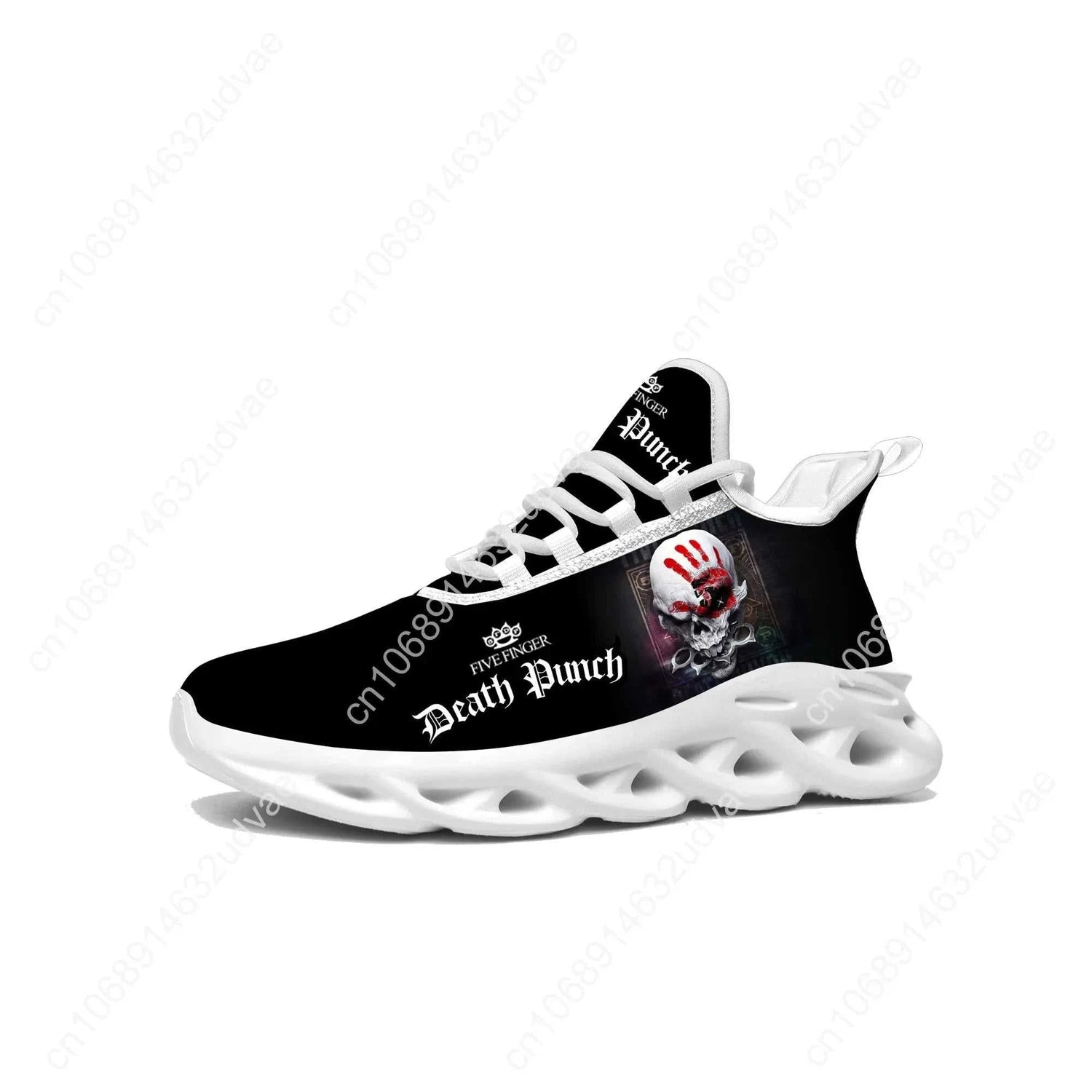 Five Finger Death Punch Sports Sneakers Mans Womans Running Shoes Sneaker Lace Up Mesh Footwear Tailor Made Shoe White Khamik Shop Online