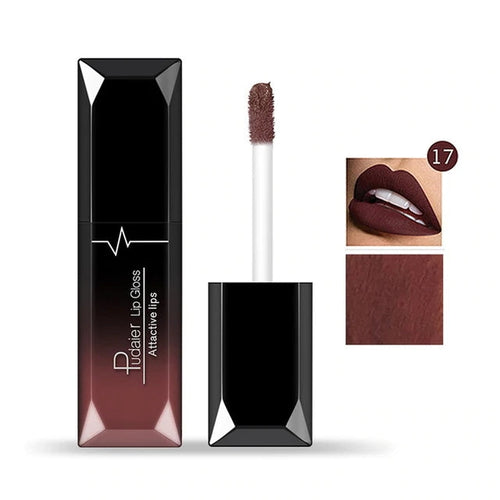 Makeup matte matte lip gloss lipstick Periwinkle Abderus