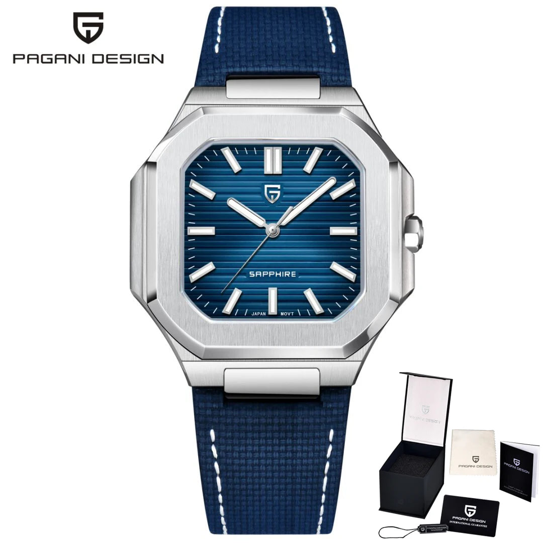 PAGANI DESIGN Fashion Square Business Quartz Men&