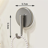 Suction Cup Hooks Punch-free Multifunctional Hanging Key Clothes Hook Bathroom Robe Coat Towel Hook Kitchen Organizer Accessorie Khamik Shop Online