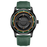 FOXBOX Magnetic Driven Watch Fashion Waterproof Quartz Wristwatch Rolling Steel Ball Pointer Sports Watches Military Clock+Box Khamik Shop Online