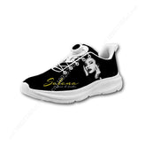 Selena Quintanilla Custom Walking Shoes Men Woman Rotating Button Without Laces Shoe Design Logo Lightweight Sneakers Unisex Khamik Shop Online