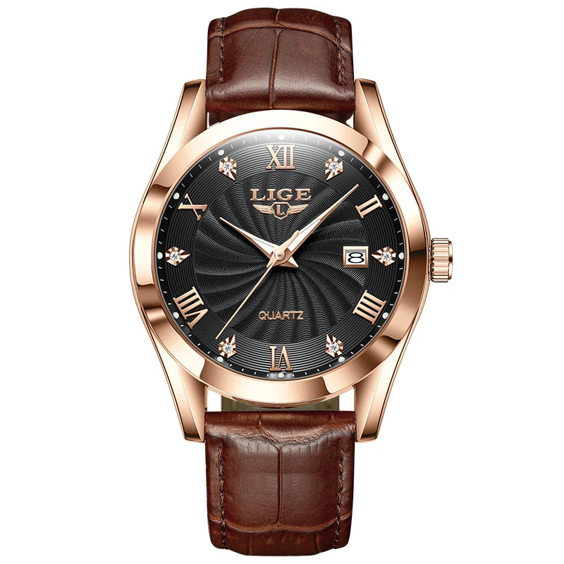 Women'S Wristwatch Fashion Casual Leather Sport Waterproof Woman Watch Top Brand Luxury Women Bracelet Classic Female Clock
