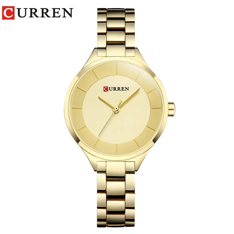 CURREN New Simple Women Bracelet Wrist Watches Light Extravagant Girls Fashion Geneva Quartz Clock Female Luxury Wristwatch 2017 Khamik Shop Online