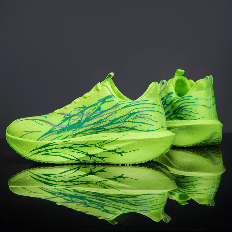 Men Running Shoes Carbon Board Marathon Speciality Sports Breathable Lightweight Women&