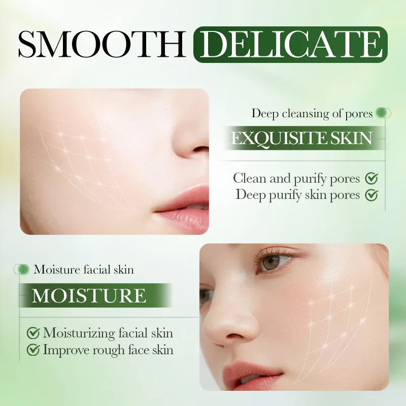 BIOAQUA Centella Asiatica Facial Mousse with Brush Deep Cleansing Pores Remove Cosmetic Residue Oil Control Gentle Face Cleanser