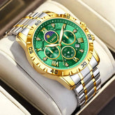 LIGE Top Brand Luxury Quartz Man Watch Casual Sport Stainless Luminous Waterproof Chronograph 24H Moon Phase Watches for Men+Box Khamik Shop Online