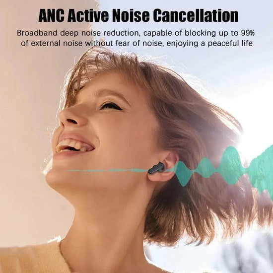 Lenovo TOUR PRO6 Touch Multi Functional Screen Long-lasting Battery Life TWS Wireless ANC Noise Cancelling Enc Heavy Bass Earbud Khamik Shop Online