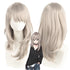 Long Straight Synthetic Wig Natural Ash Blonde Cosplay Hair for Women Anime Girl Costume Daily Party Heat Resistant Fiber Khamik Shop Online