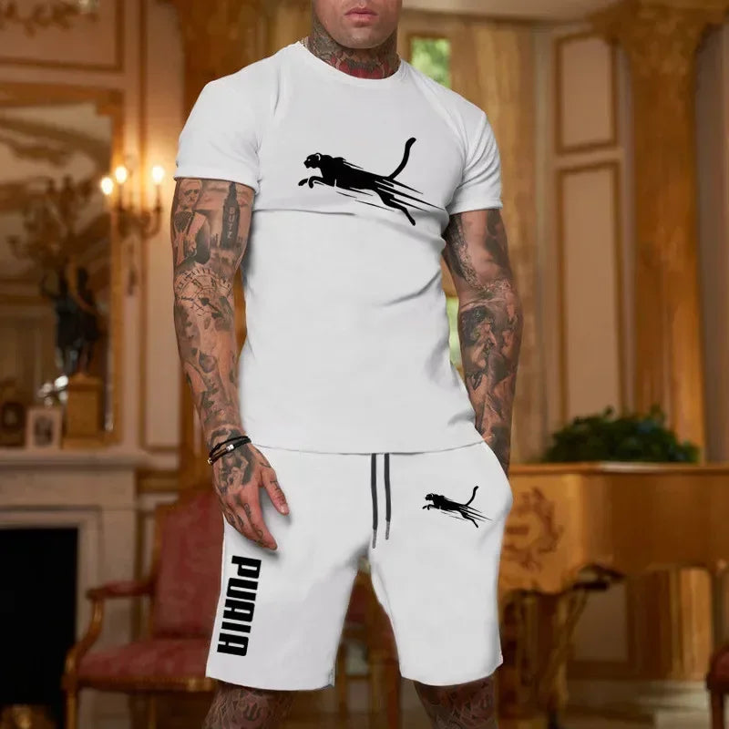 2026 Trendy Fashion Casual Summer Outdoor Sports Set Men&