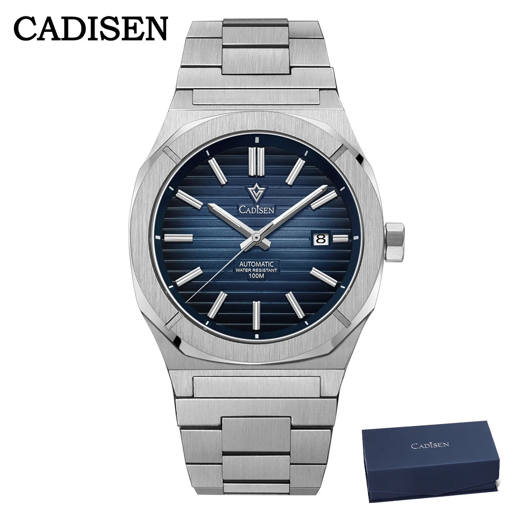 CADISEN 2026 Diver Watch Sapphire MIYOTA 8215 German Designer Men Automatic Mechanical Watches 10Bar Waterproof Gift With Box Khamik Shop Online