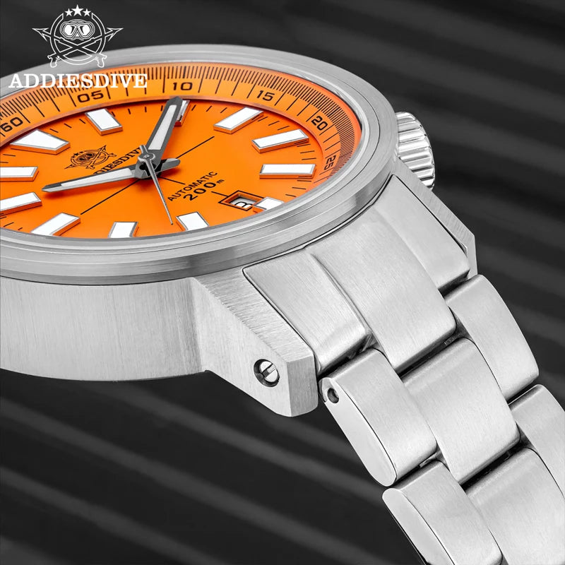 ADDIESDIVE 42MM Automatic Mechanical Watch Janpan 8215 200m Diver BGW9 Super Luminous Sapphire Grass Men Watch Khamik Shop Online