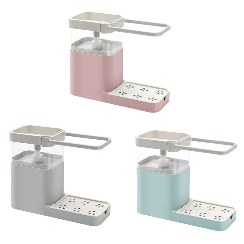 Multifunctional Kitchen Cleaning Combination Rack Maroon Asteria