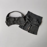 Sexy Halter Neck Beautiful Back High Waist Peach Sports Bras Shorts Suit Pilates Gathering Yoga Vest Training Fitness Bra Sets Khamik Shop Online